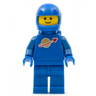classic space - blue with air tanks and motorcycle standard helmet reissue
