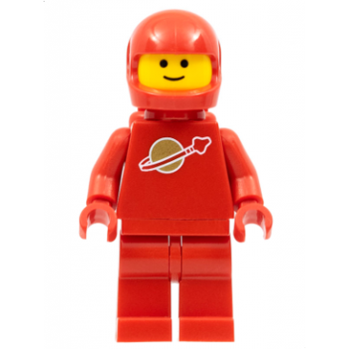 classic space - red with air tanks and motorcycle standard helmet reissue