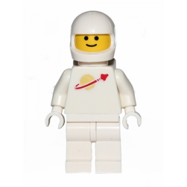 classic space - white with air tanks and motorcycle standard helmet logo high on torso second reissue