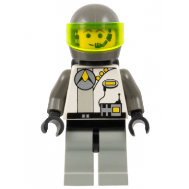 exploriens - dark gray helmet and radio torso
