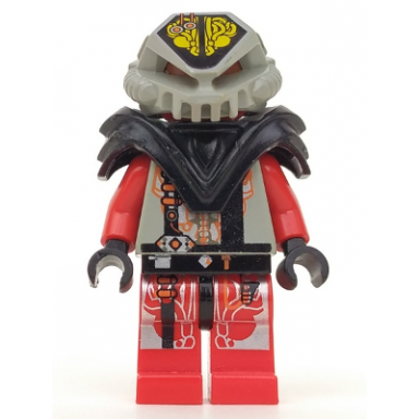 ufo zotaxian alien - red pilot with armor and printed helmet chamon