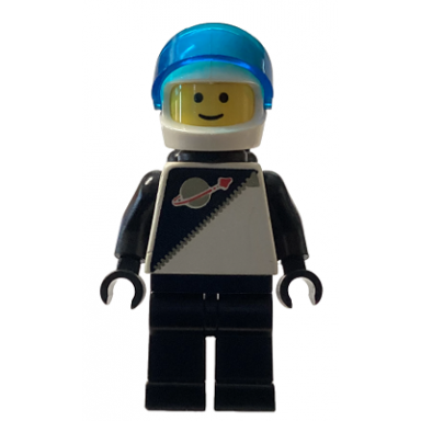 futuron - black with white helmet