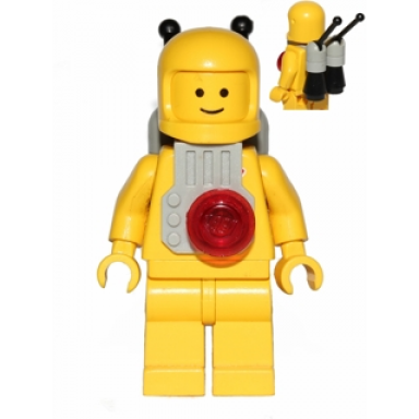 classic space - yellow with light gray jet pack and black cones