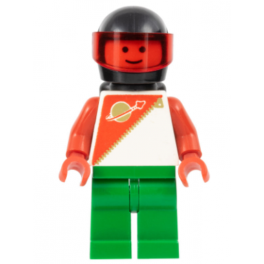 futuron - red green with black helmet