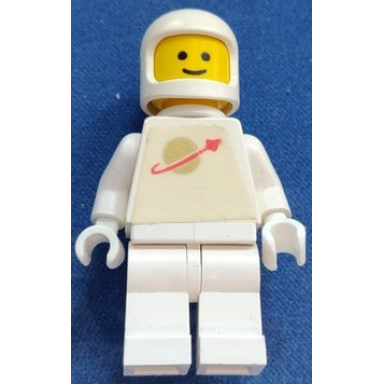classic space - white with air tanks stickered torso pattern