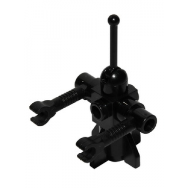 classic space droid - rocket base black