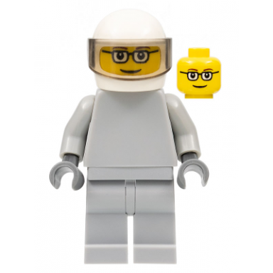 star justice astronaut 2 - without torso sticker glasses