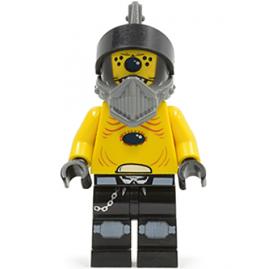 space police 3 alien - snake with visor