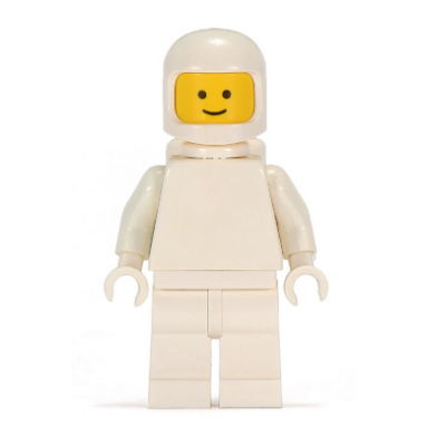 classic space - white with air tanks torso plain
