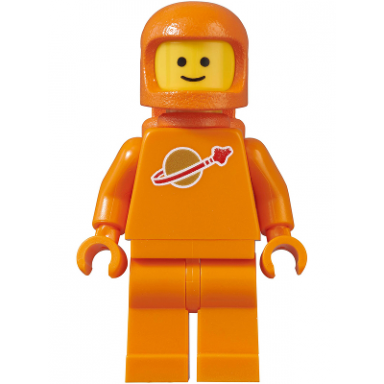 classic space - orange with air tanks and updated helmet