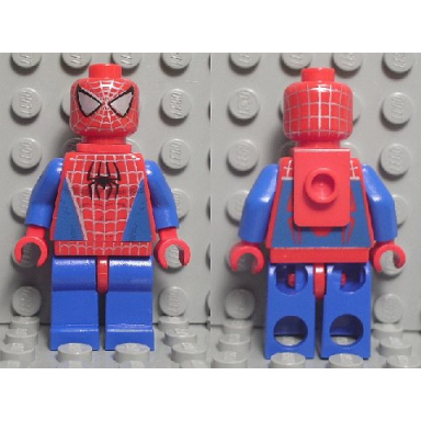 spider-man 1 - blue arms and legs silver webbing neck bracket
