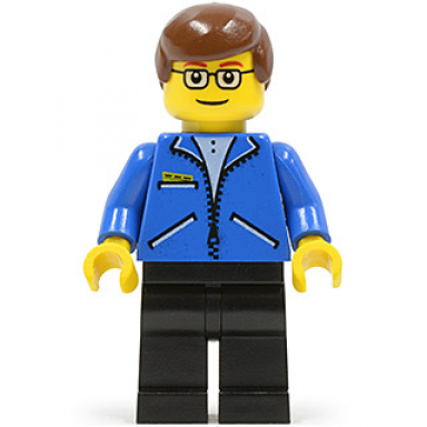 peter parker 1 - jacket blue black legs brown male hair
