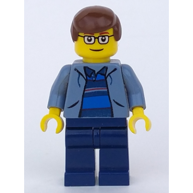 peter parker 2 - sand blue jacket dark blue legs brown male hair