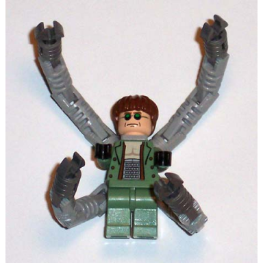 dr octopus otto octavius doc ock sand green jacket sand green legs thin smirk - with arms
