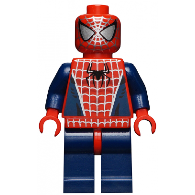 spider-man 3 - dark blue arms and legs silver webbing