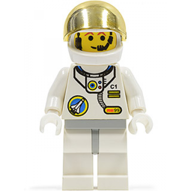 space port - astronaut c1 white legs with light gray hips
