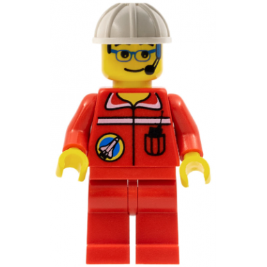 space port - ground control white construction helmet