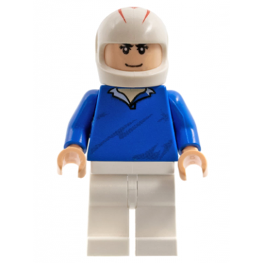 speed racer blue pullover