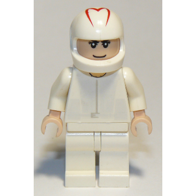 speed racer white racing coveralls
