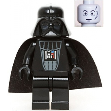 darth vader light bluish gray head