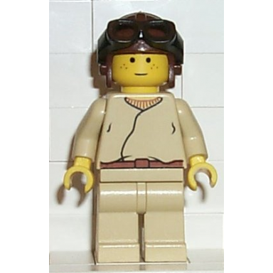 anakin skywalker brown aviator cap