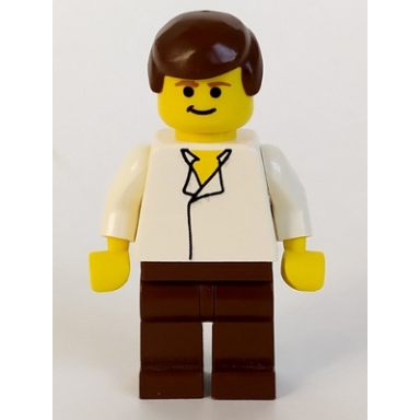 han solo - white shirt without wrinkles brown legs