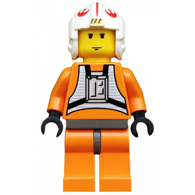 luke skywalker with dark gray hips pilot