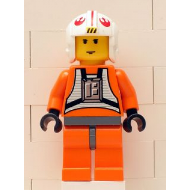 luke skywalker pilot with dark bluish gray hips
