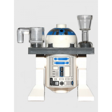 astromech droid r2-d2 - dark bluish gray serving tray