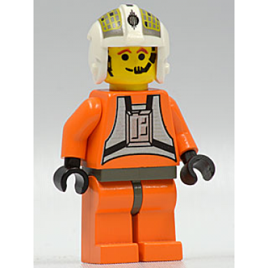 rebel pilot y-wing jon dutch vander gold leader - yellow head dark gray hips