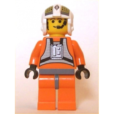 rebel pilot y-wing jon dutch vander gold leader - yellow head dark bluish gray hips