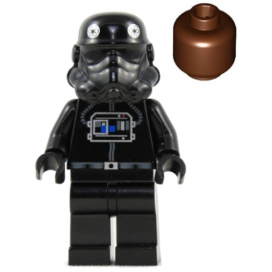 imperial tie fighter pilot - reddish brown head