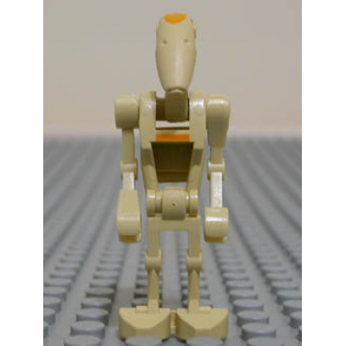 battle droid commander - tan with line angled arms