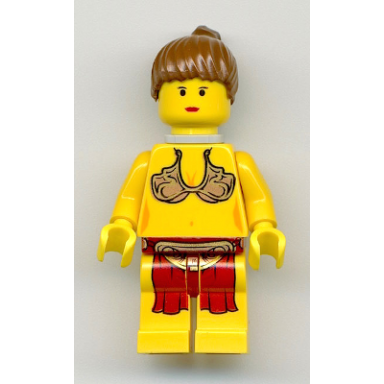 princess leia - jabba slave outfit yellow skin