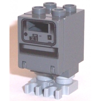 gonk droid gnk power droid dark bluish gray body and light bluish gray legs