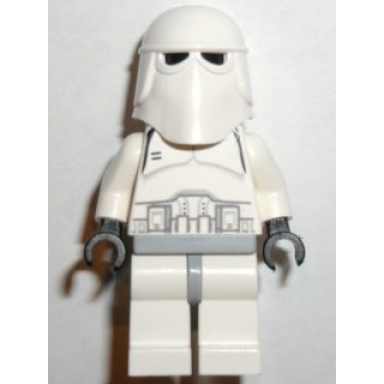 snowtrooper light bluish gray hips black hands falcon blue box