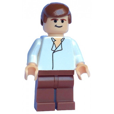 han solo - white shirt without wrinkles reddish brown legs