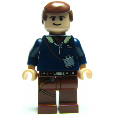 han solo - light nougat reddish brown legs with holster