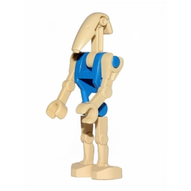 battle droid pilot - blue torso angled arm and straight arm
