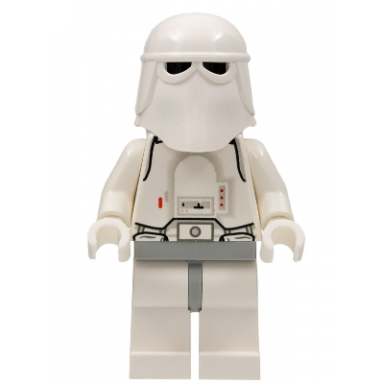 snowtrooper light gray hips white hands