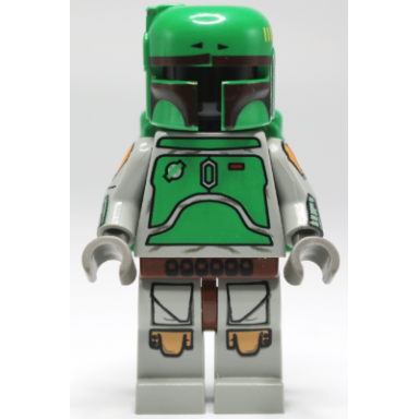 boba fett cloud city - printed arms legs