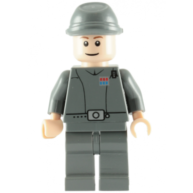 imperial officer captain commandant commander - cavalry kepi smile and brown eyebrows