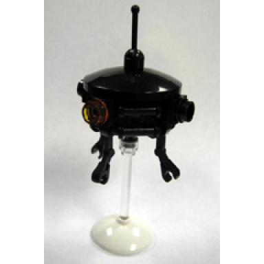 imperial probe droid - white dish stand lever on top