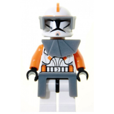 clone trooper commander cody 212th attack battalion phase 1 - dark bluish gray visor pauldron and kama large eyes