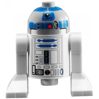 astromech droid r2-d2 light bluish gray head