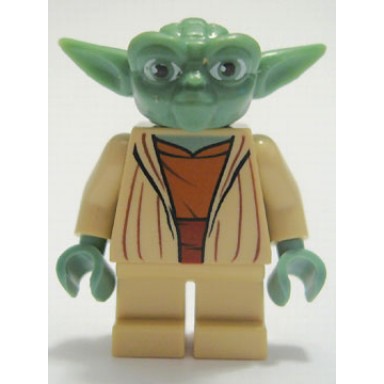 yoda - clone wars light bluish gray hair