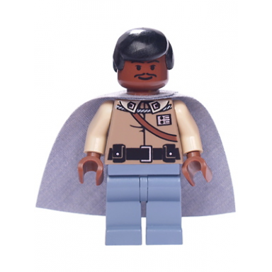 lando calrissian - general insignia sand blue legs