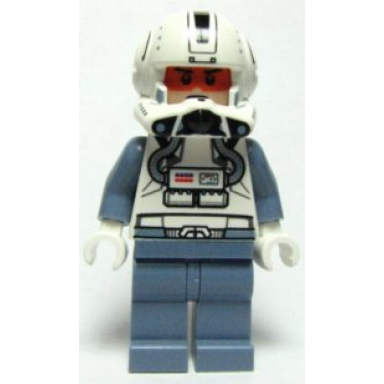 clone trooper pilot phase 2 - sand blue arms and legs frown