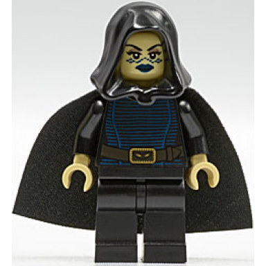 barriss offee - black cape and hood