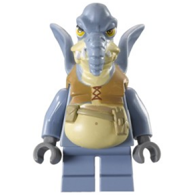 watto - printed head dark bluish gray hands